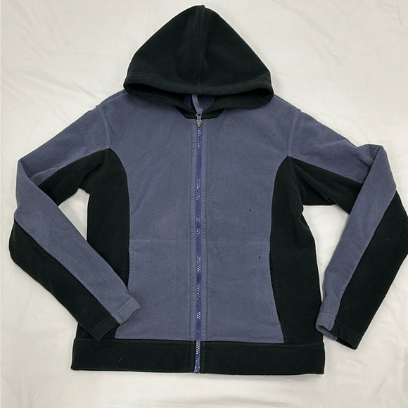 Patagonia Vintage Fleece Full Zip Hoodie Blue - Size M - Picture 1 of 5